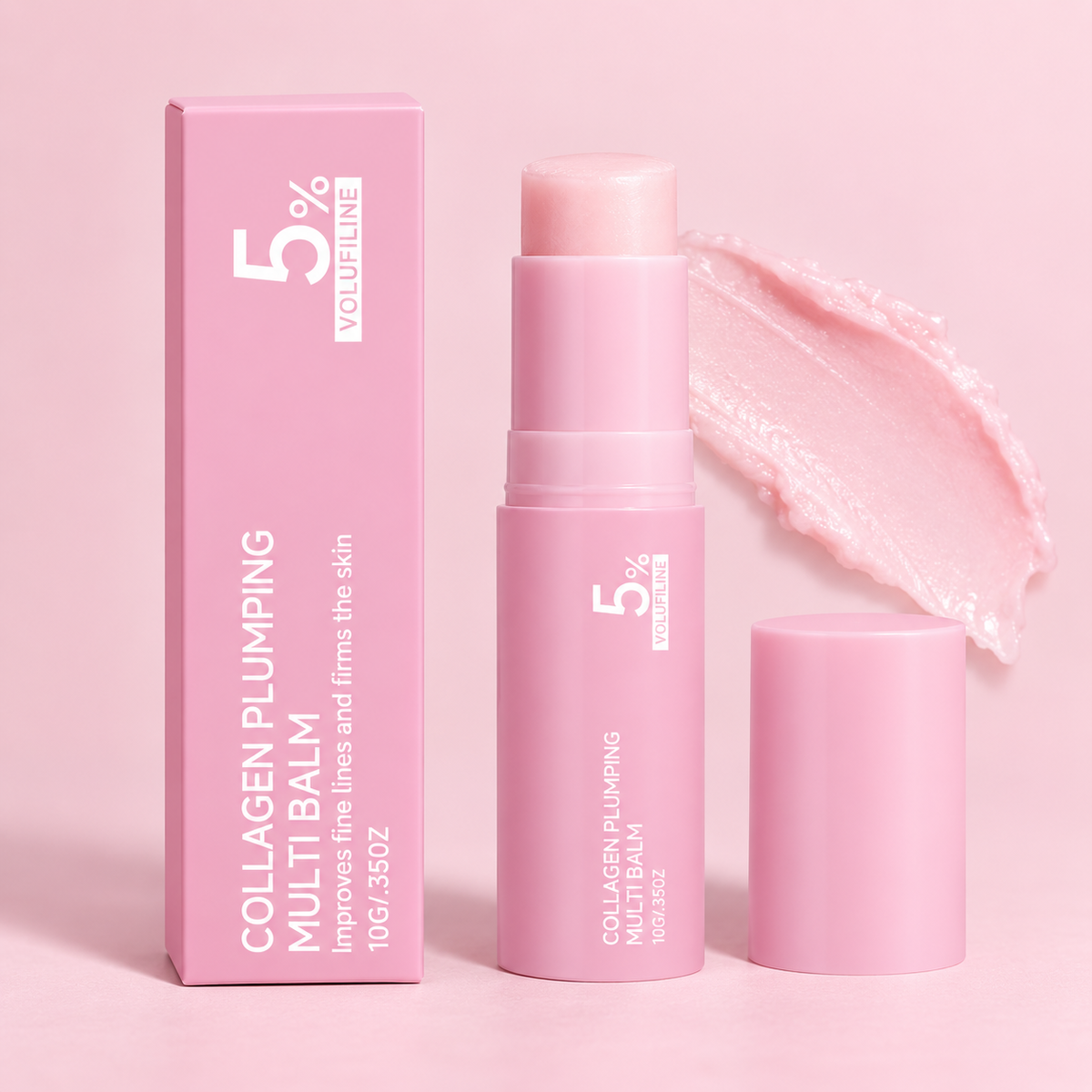 Pink Lightweight Moisturizing Skin Care Stick